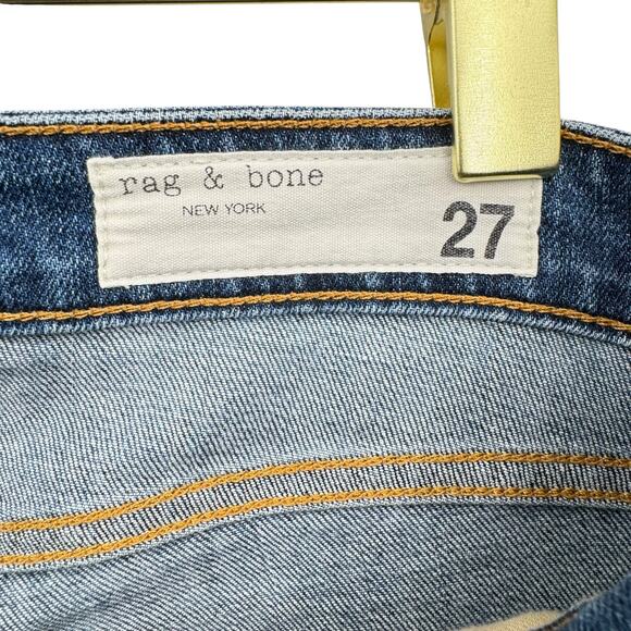 Rag & Bone Dre Low Rise Slim Boyfriend Crop Everyday Jeans *ALTERED* - Picture 8 of 10